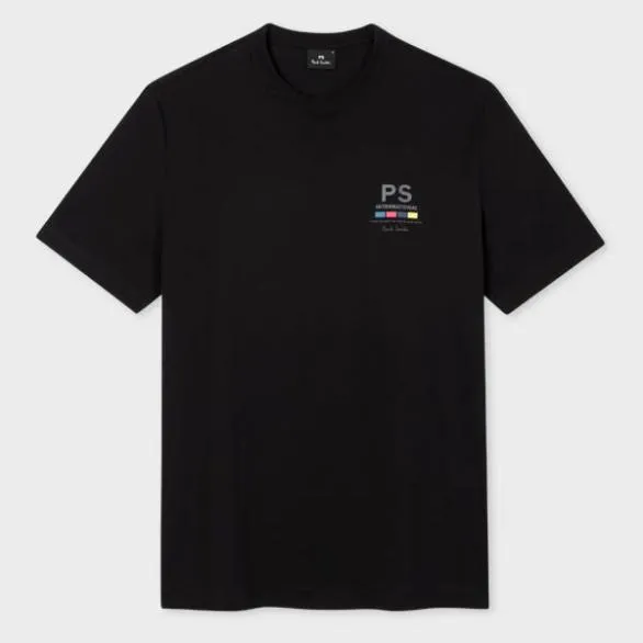 Paul Smith TShirts PS Initial TShirt Black 8211 Mens