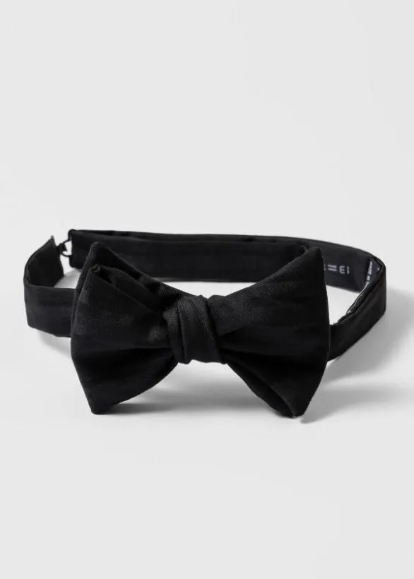 Paul Smith Tailoring 039Shadow Stripe039 Bow Tie Black 8211 Mens