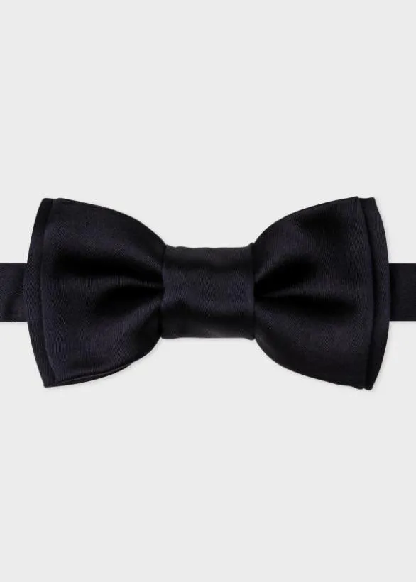 Paul Smith Tailoring PreTied Silk Bow Tie Navy 8211 Mens