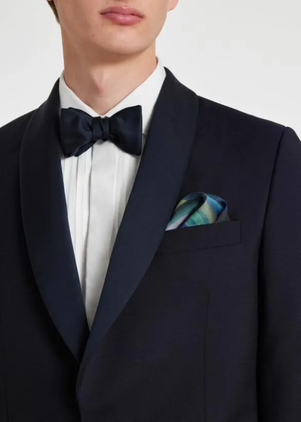 Paul Smith Tailoring PreTied Silk Bow Tie Navy 8211 Mens