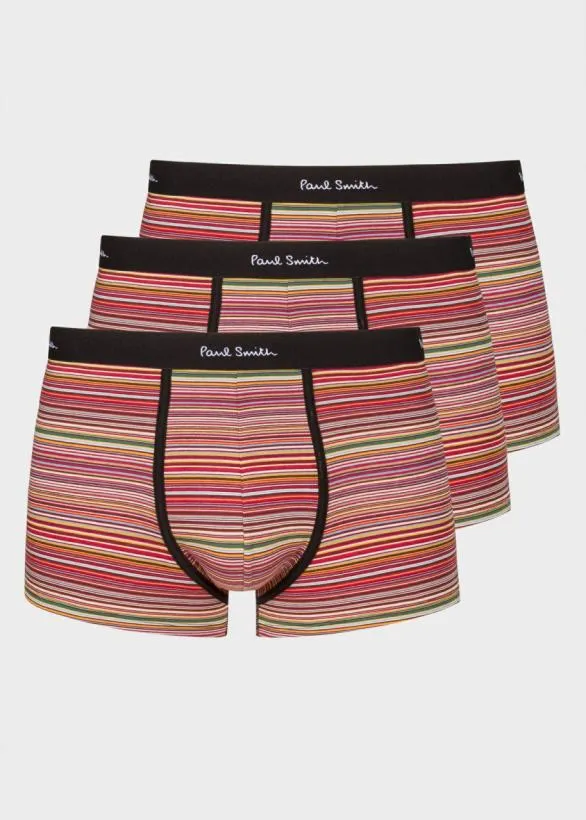 Paul Smith Underwear 039Signature Stripe039 LowRise Boxer Briefs Three Pack Signature Stripe 8211 Mens Paul Smith Underwear 039Signature Stripe039 LowRise Boxer Briefs Three Pack Signature Stripe 8211 Mens
