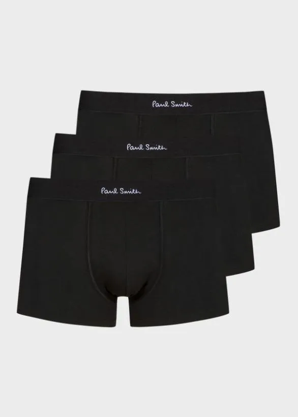 Paul Smith Underwear LowRise Boxer Briefs Three Pack Black 8211 Mens