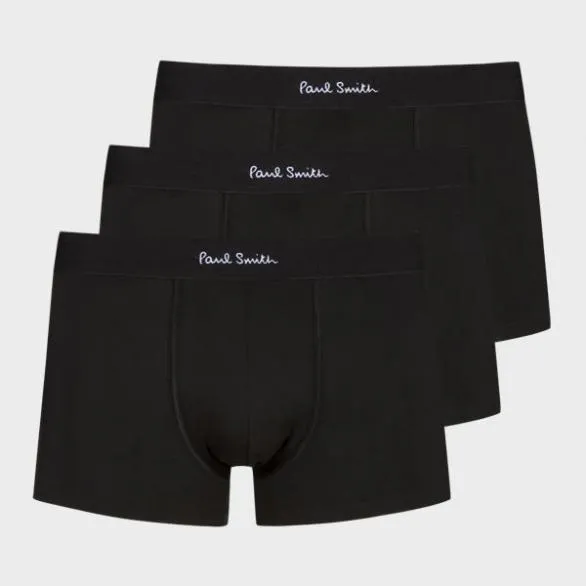 Paul Smith Underwear LowRise Boxer Briefs Three Pack Black 8211 Mens