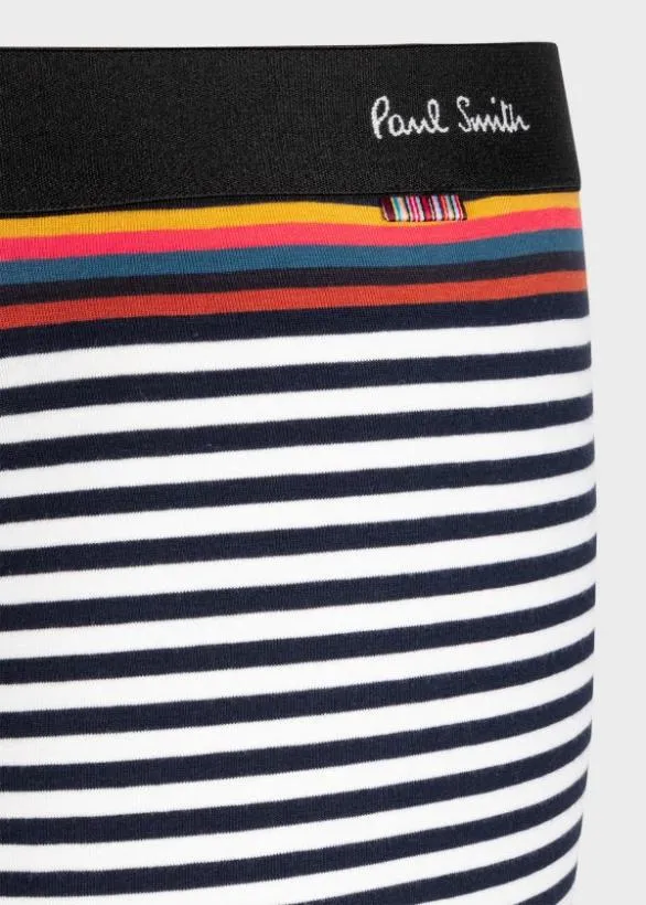 Paul Smith Underwear Stripe LowRise Boxer Briefs Black And White 8211 Mens