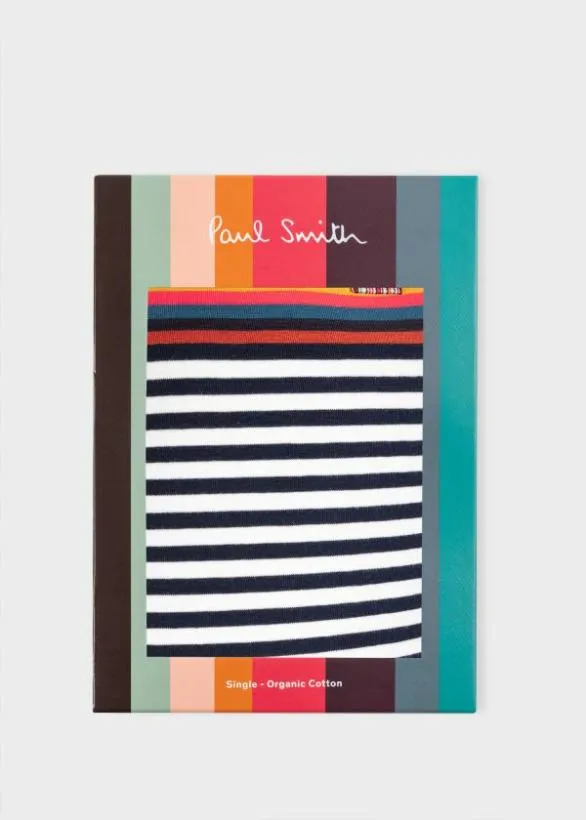 Paul Smith Underwear Stripe LowRise Boxer Briefs Black And White 8211 Mens