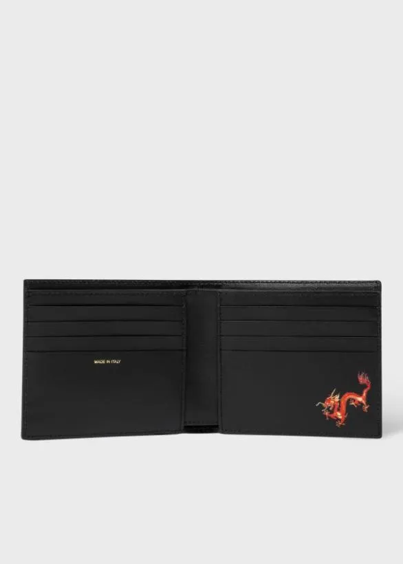Paul Smith Wallets 039Year Of The Dragon039 Billfold Wallet Black 8211 Mens