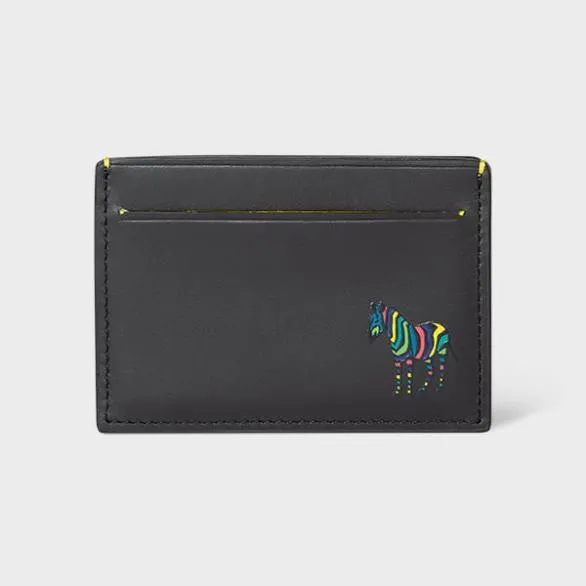 Paul Smith Wallets 039Zebra039 Credit Card Holder Black 8211 Mens