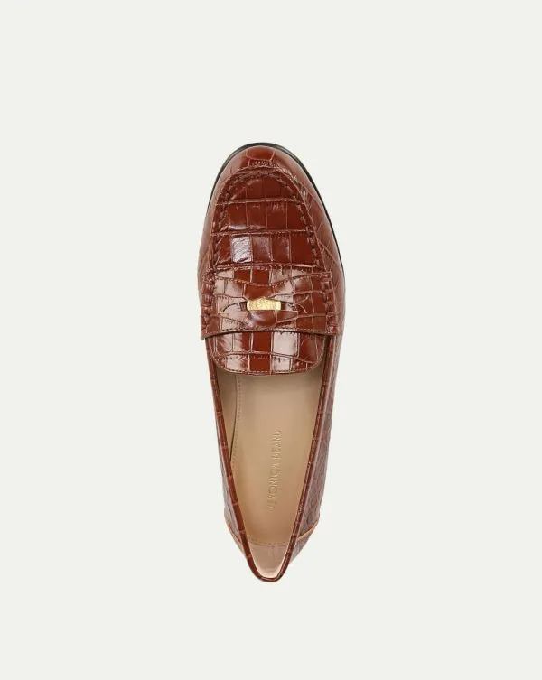 Penny Leather Loafer Brown Women Veronica Beard Shoes Penny Leather Loafer Brown Women Veronica Beard Shoes