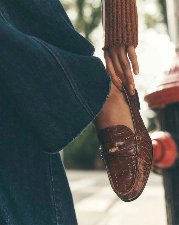Penny Leather Loafer Brown Women Veronica Beard Shoes Penny Leather Loafer Brown Women Veronica Beard Shoes