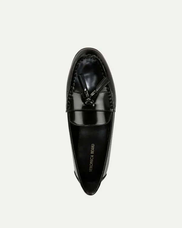 Penny Leather Tassel Loafer Black Women Veronica Beard Shoes Penny Leather Tassel Loafer Black Women Veronica Beard Shoes