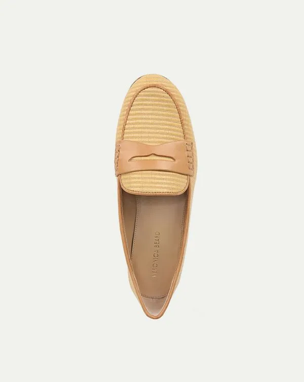 Penny Raffia Loafer Natural Women Veronica Beard Shoes Penny Raffia Loafer Natural Women Veronica Beard Shoes