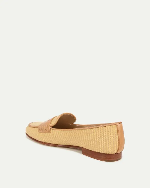 Penny Raffia Loafer Natural Women Veronica Beard Shoes Penny Raffia Loafer Natural Women Veronica Beard Shoes