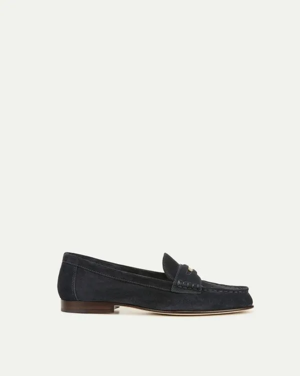 Penny Suede Loafer Eclipse Women Veronica Beard Shoes