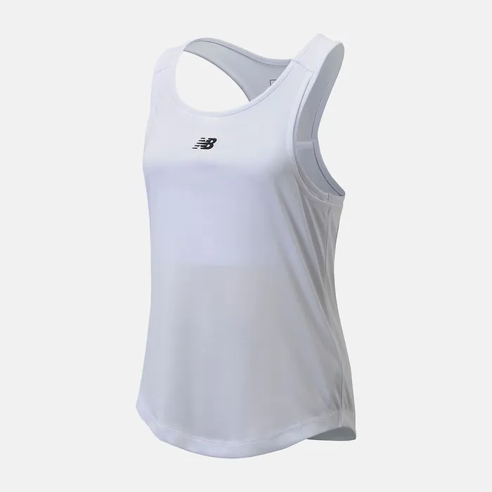 Performance Jersey Tank WHITE Tops New Balance Kids