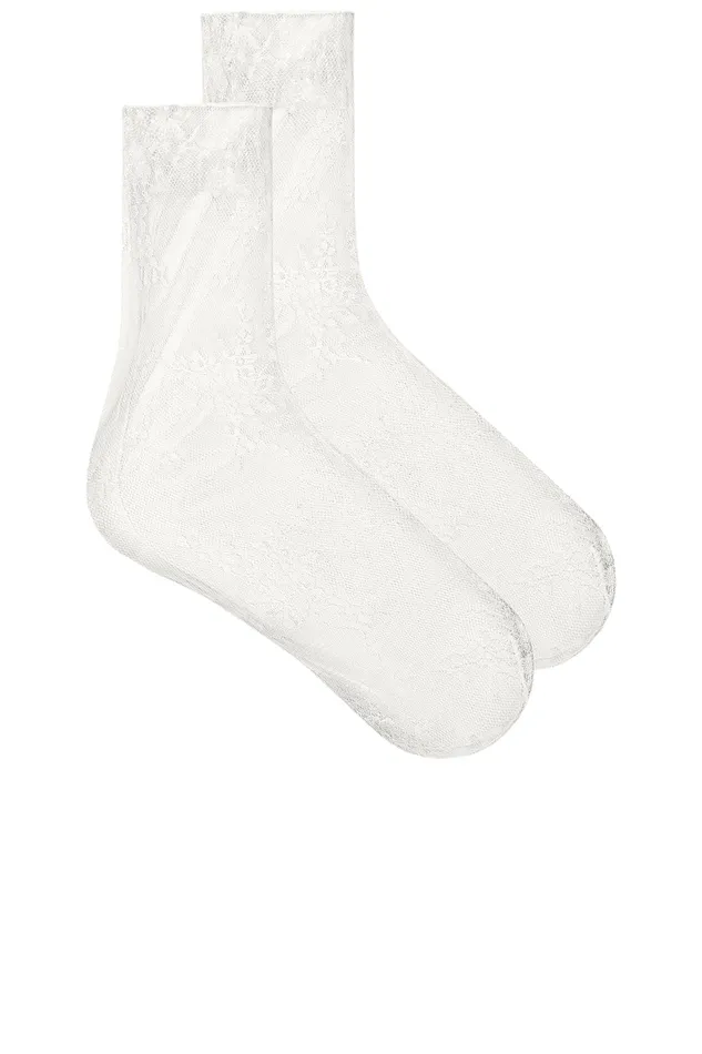 Perla Socks White Women Lovers and Friends Other Accessories