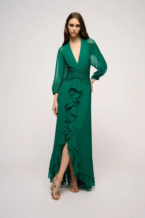 Piastra Piastra Green Women Formal Dresses Luisa Spagnoli