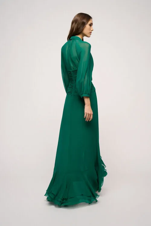 Piastra Piastra Green Women Formal Dresses Luisa Spagnoli Piastra Piastra Green Women Formal Dresses Luisa Spagnoli