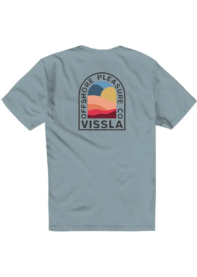 Premium Tees Offshore Pleasure Premium Pkt Tee Chambray Vissla Men
