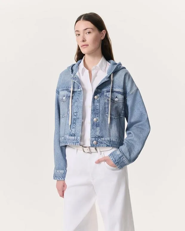 rag and bone MiramarJeansJackets and Coats Women Miramar Terry Trucker Hoodie Coney rag and bone MiramarJeansJackets and Coats Women Miramar Terry Trucker Hoodie Coney