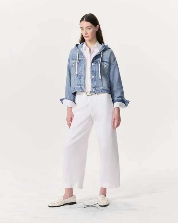 rag and bone MiramarJeansJackets and Coats Women Miramar Terry Trucker Hoodie Coney
