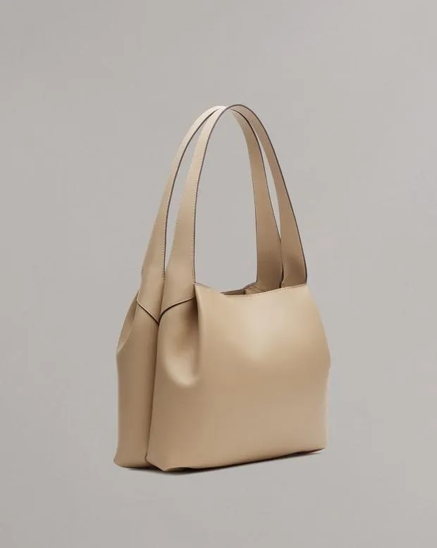 rag and bone Slade Calf Leather Tote Bag BlackCognacGreige Women Handbags