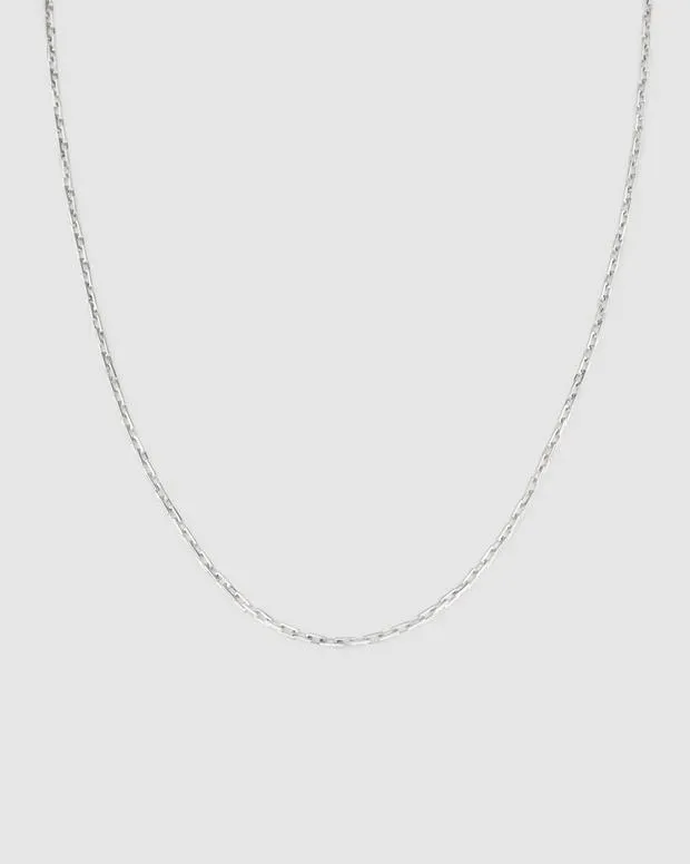 rag and bone The Small Link Necklace Sterling Silver WomenMen Jewelry