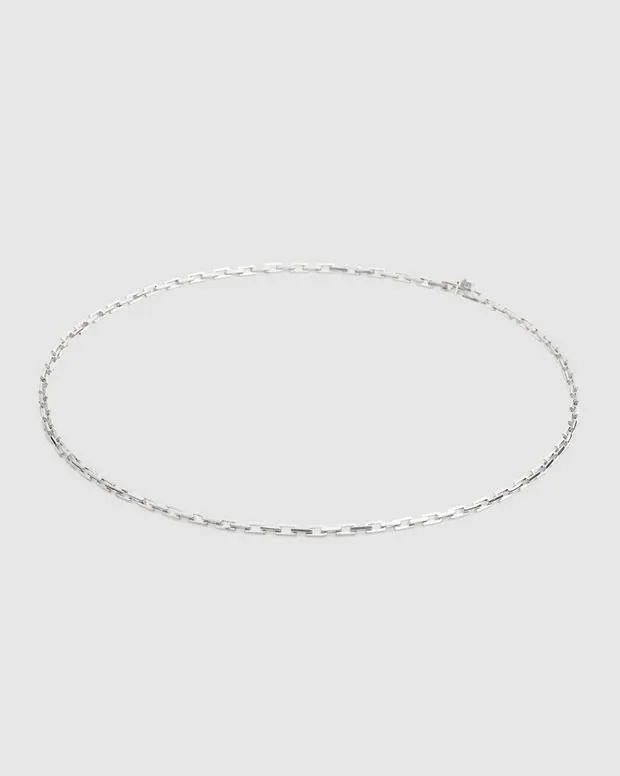 rag and bone The Small Link Necklace Sterling Silver WomenMen Jewelry