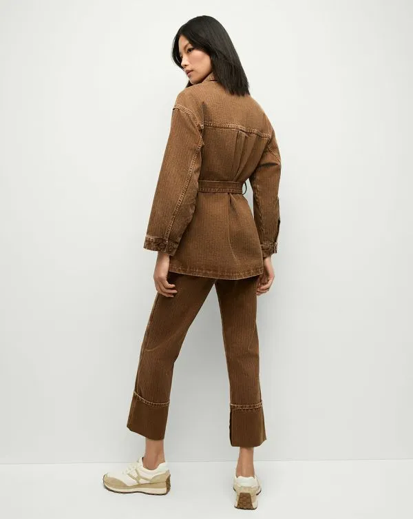 Ramone Chore Jacket Deep Ochre Women Veronica Beard Jackets and Outerwear