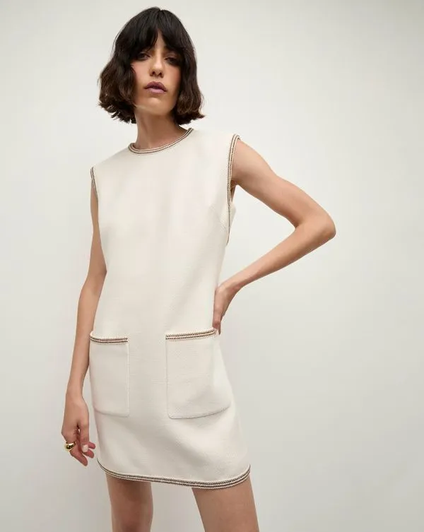 Ravena Dress Ivory Women Veronica Beard Dresses