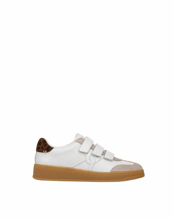 Reagan Velcro Sneaker Whiteandleopard Women Veronica Beard Shoes Reagan Velcro Sneaker Whiteandleopard Women Veronica Beard Shoes