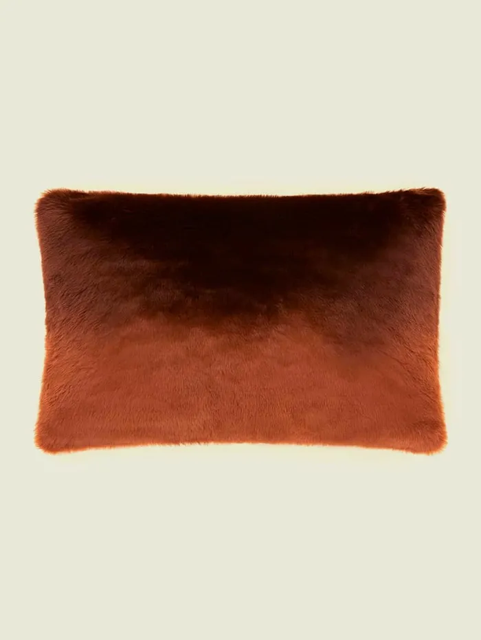Rectangle FauxFur Pillow Buddhist Wash Home GUESS Women
