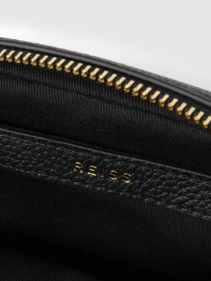 REISS Bags and Purses Women Leather Crossbody Camera Bag Black