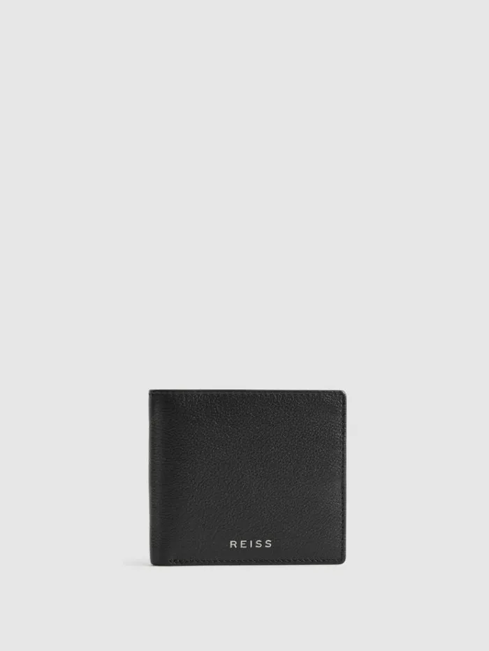 REISS Bags Men Cabot Leather Wallet Black