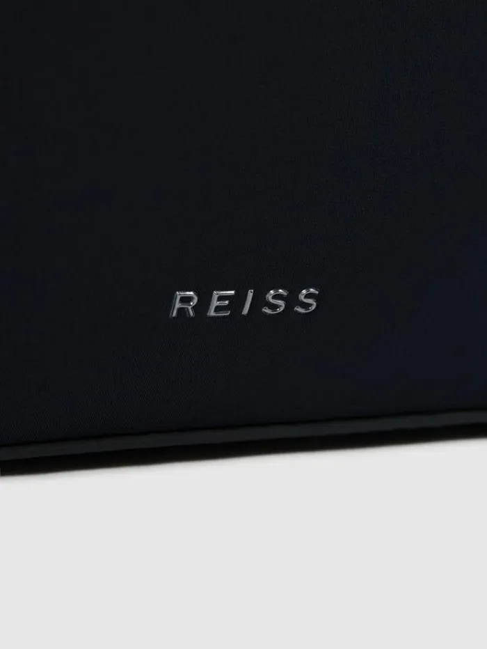 REISS Bags Men Neoprene Briefcase Dark Navy