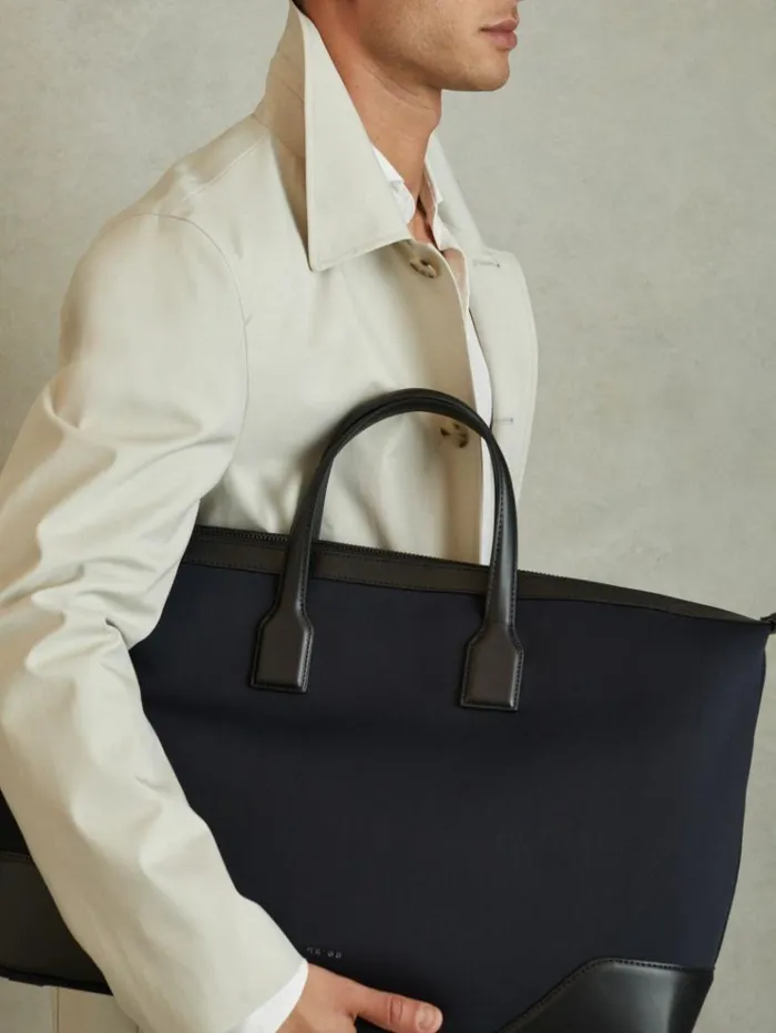REISS Bags Men Neoprene Holdall Dark Navy