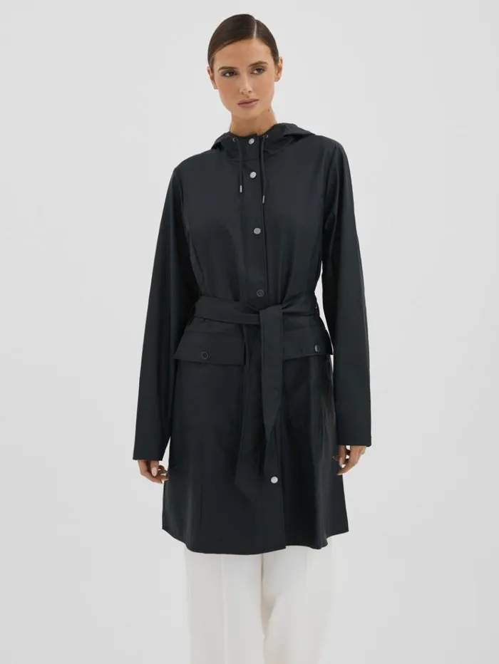 REISS Blazers and Jackets Women Rains Belted Raincoat Navy