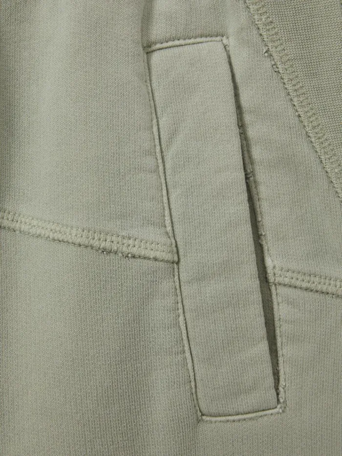 REISS CoOrds Children Garment Dyed Cotton Joggers Sage