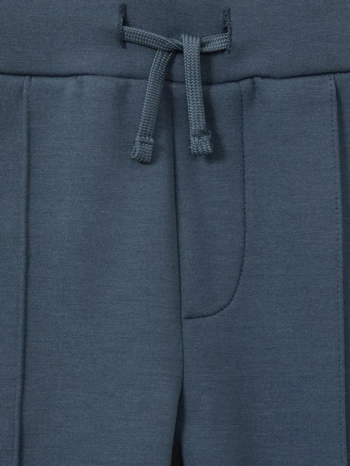 REISS CoOrds Children Interlock Jersey Drawstring Joggers Dark Diesel Blue