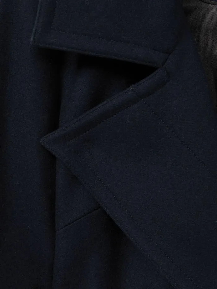 REISS Coats and Jackets Women Wool Blend Belted Double Breasted Coat With Cashmere Teal