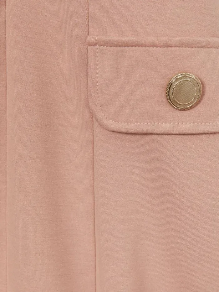 REISS Dresses Children Jersey Puff Sleeve Dress Pink