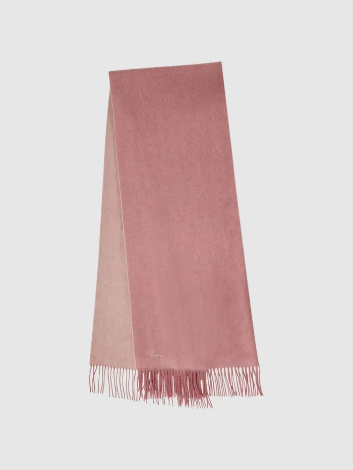 REISS Hats Gloves and Scarves Women WoolCashmere Scarf Blush