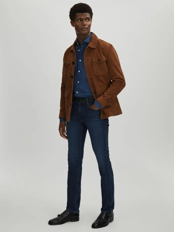 REISS Jeans Men Paige Slim Fit Stretch Jeans Rolland