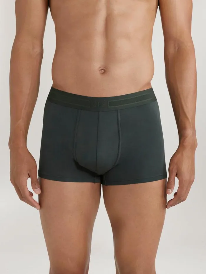 REISS Socks and Underwear Men CH Studios Boxer Trunks With TENCEL Fibers Pine Green