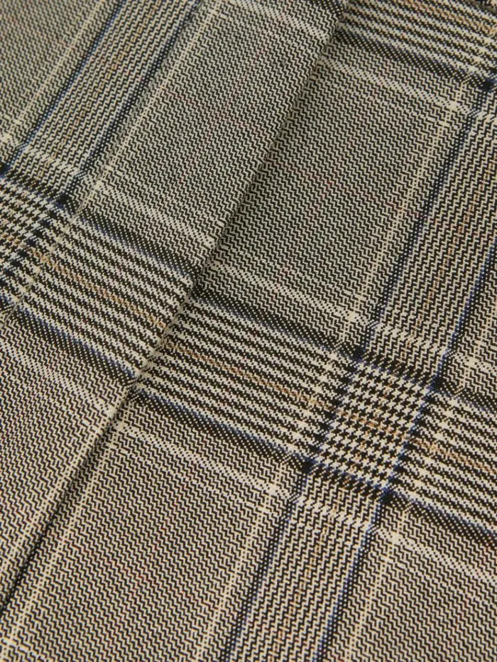 REISS Suits and Tailoring Women Checked Slim Fit Suit Trousers Grey Check