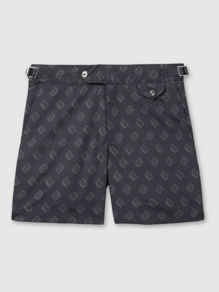 REISS Swimwear Men Hemingsworth Blue Swim Shorts Blue