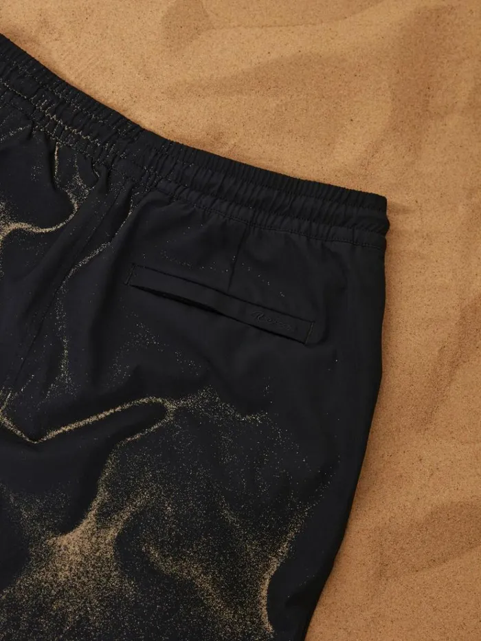 REISS Swimwear Men Plain Drawstring Waist Swim Shorts Navy