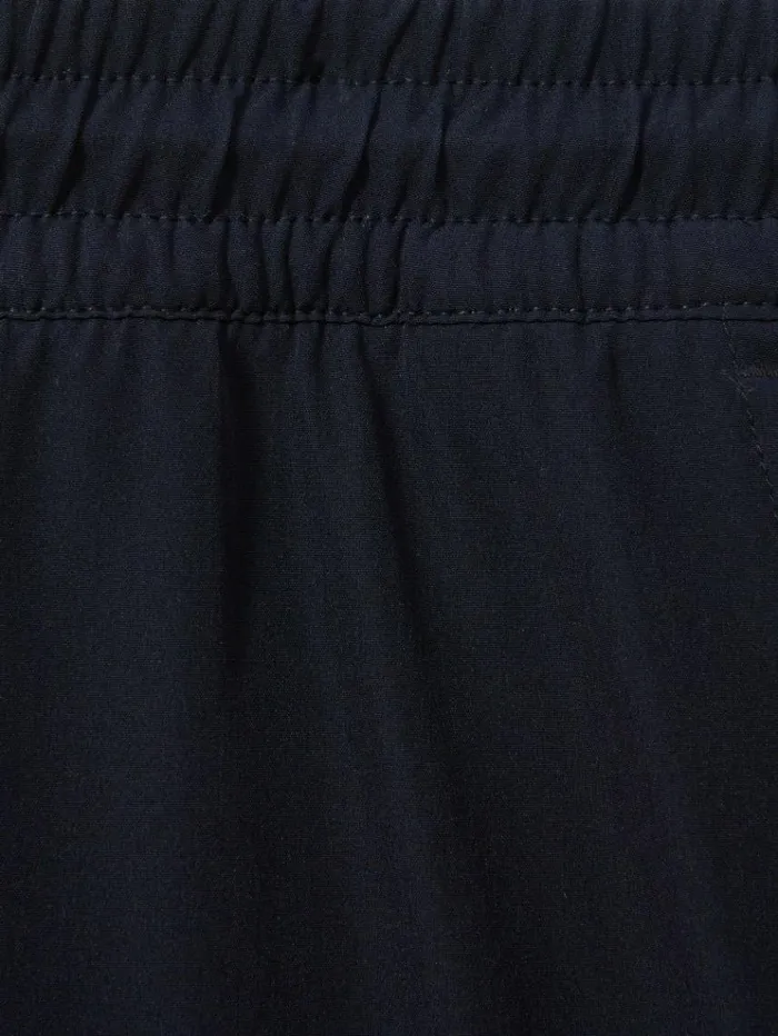 REISS Swimwear Men Plain Drawstring Waist Swim Shorts Navy