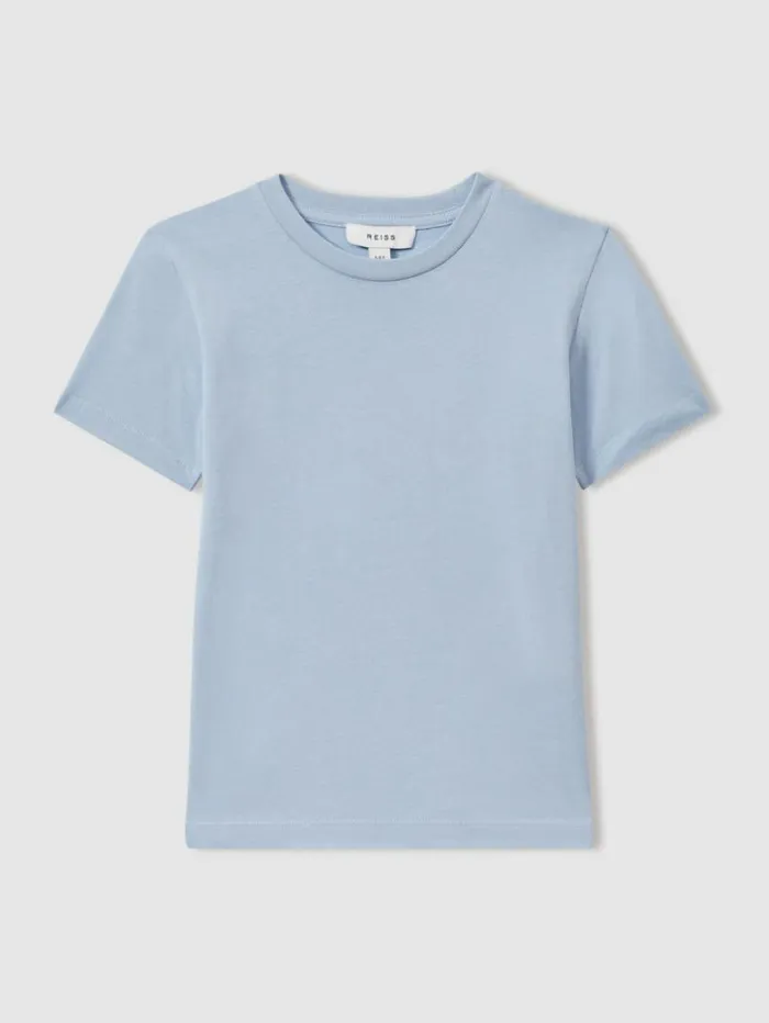 REISS TShirts Children Crew Neck TShirt Soft Blue
