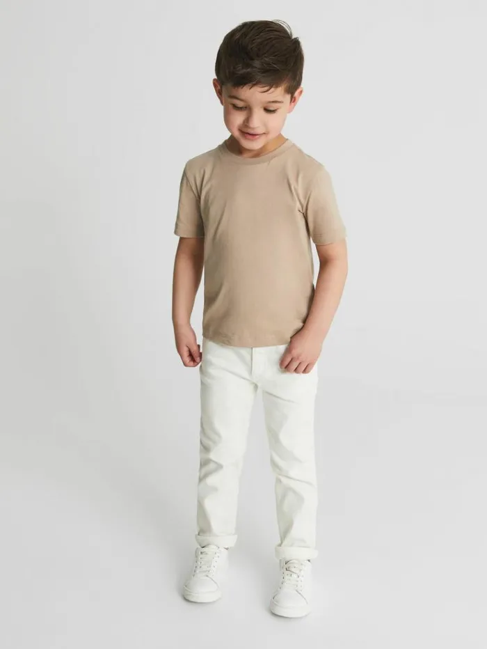 REISS TShirts Children Crew Neck TShirt Stone