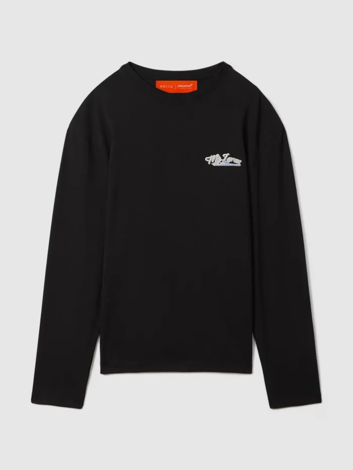 REISS TShirts Men McLaren F1 Crew Neck Tour TShirt Black